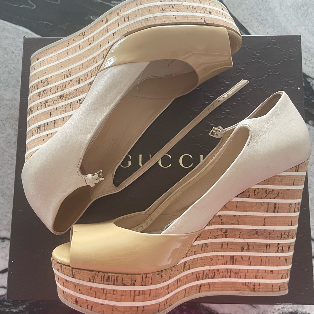 Gucci Mary Jane Wedges